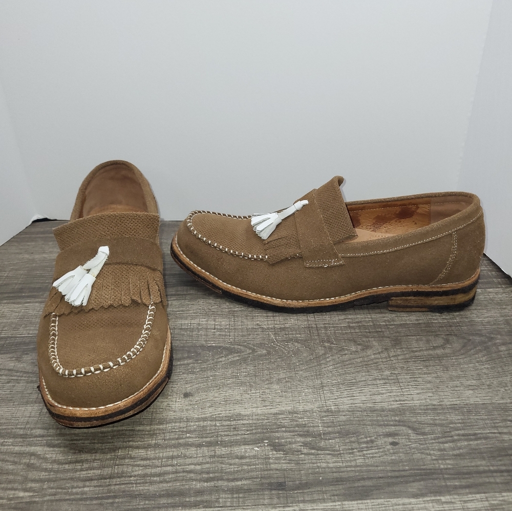 Bed Stu Skowkroft Tassel Loafer Men’s Size Handmade Brown Men's Size 10.5